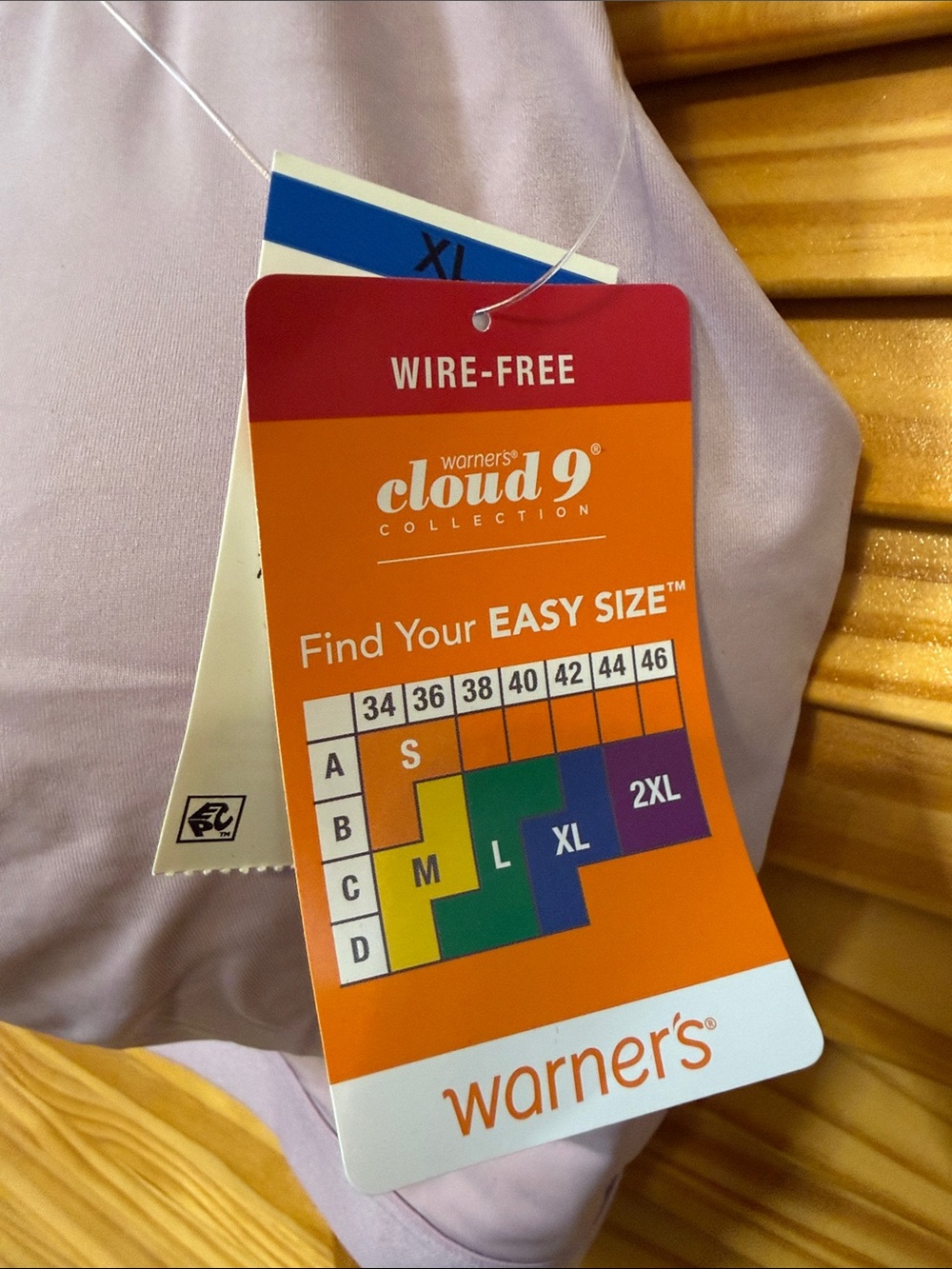 Warner's Wireless Soft Bra in Pale Mauve - Picture 3 of 5